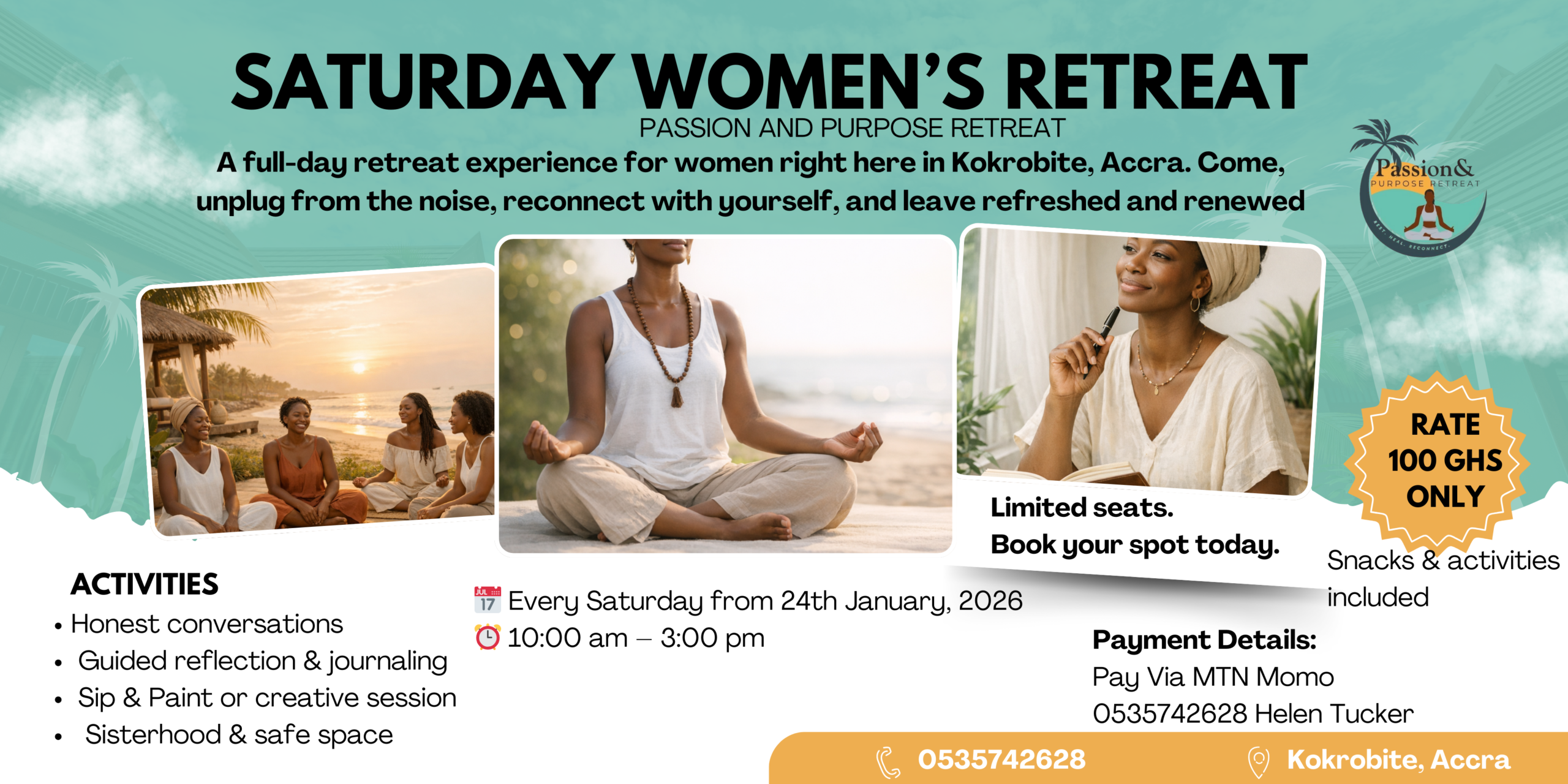 saturday retreat banner