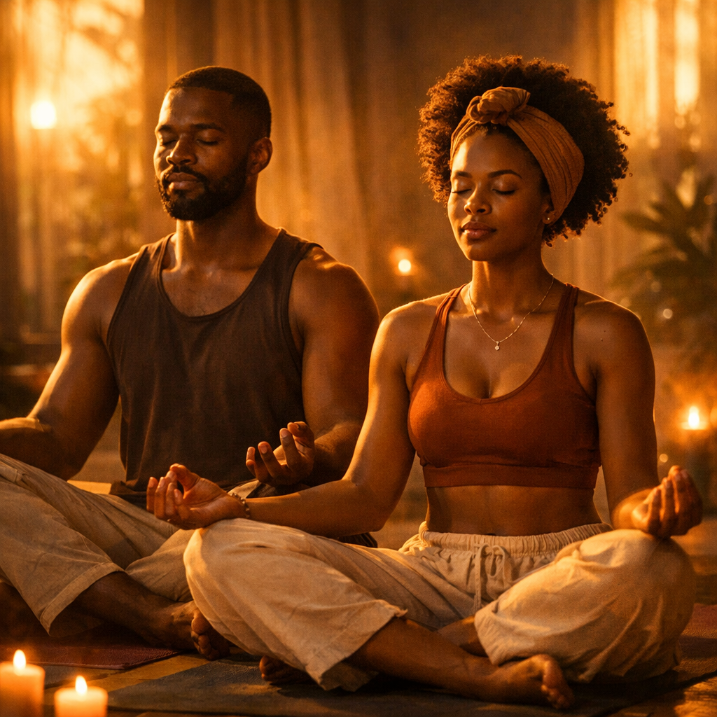 gpt image 1.5 high fidelity a african couple doing